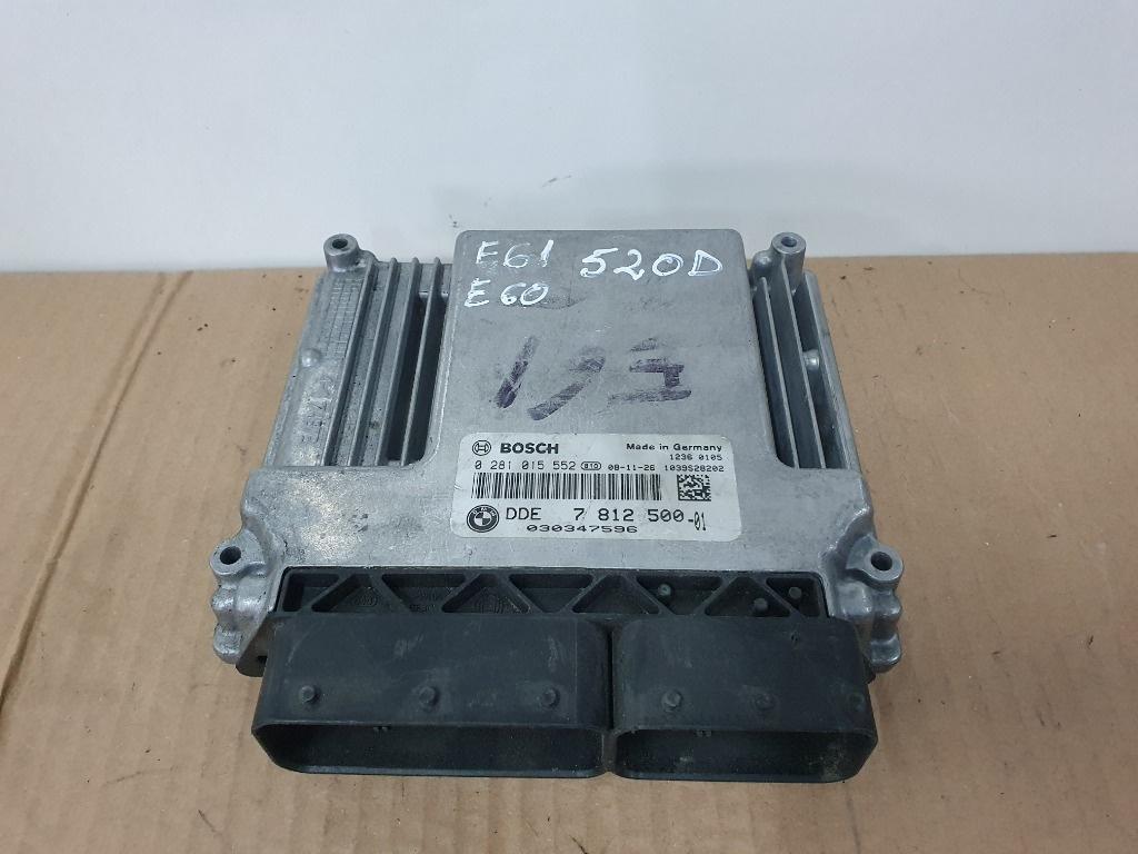 Calculator ECU motor  BMW 5 E60 2001 - 2010 2.2 520 i M54 B22 (226S1) BOSCH 0281015552   7812500-01