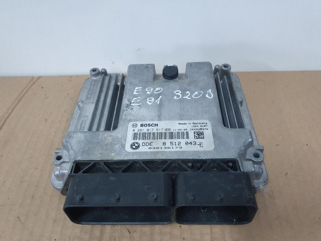 Calculator ECU motor BMW 3 V E90 2004 - 2012 2.0 320 d M47 D20 (204D4) BOSCH 0281017517  8512043-01