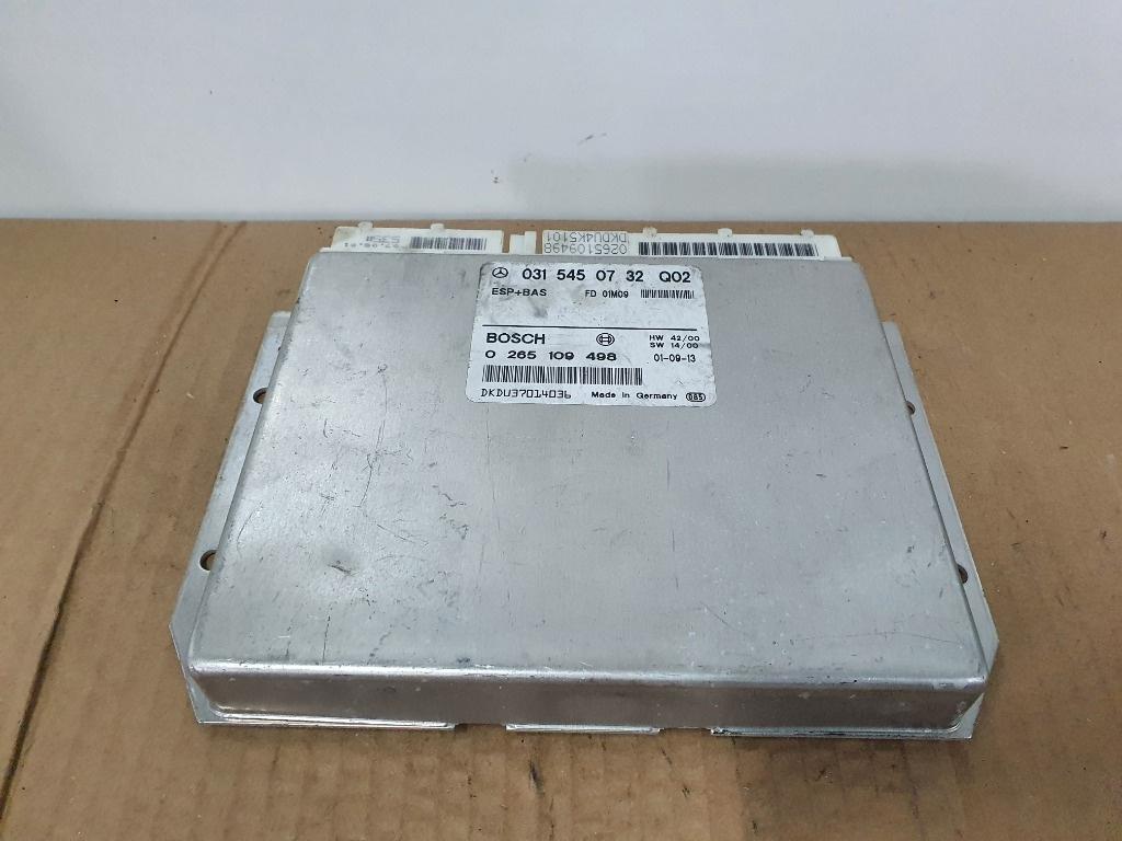 Calculator ABS ESP  MERCEDES-BENZ E-CLASS VF210 1996 - 2003 2.2 E 220 CDi OM 611.961 BOSCH 0265109498  0315450732