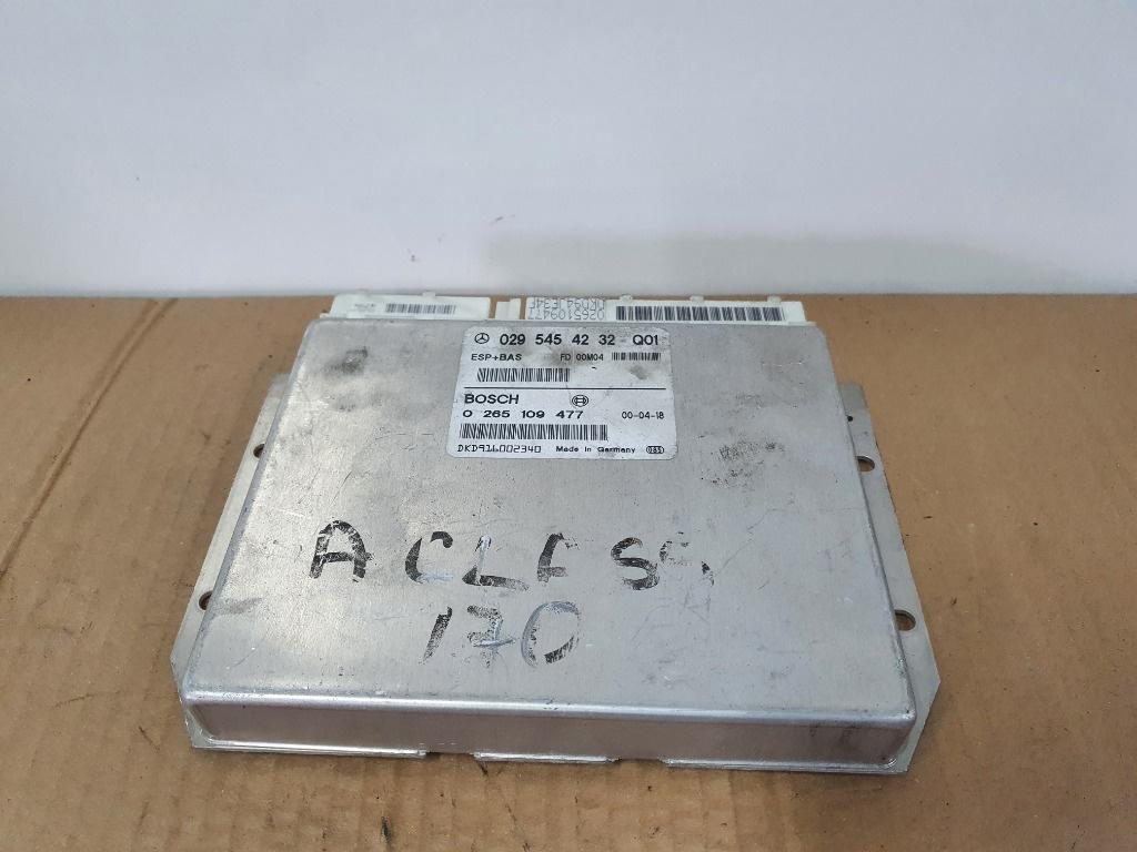 Calculator ABS ESP MERCEDES-BENZ A-CLASS W168 1997 - 2005 1.7 A 170 CDI OM 668.942 BOSCH 0265109477  0295454232