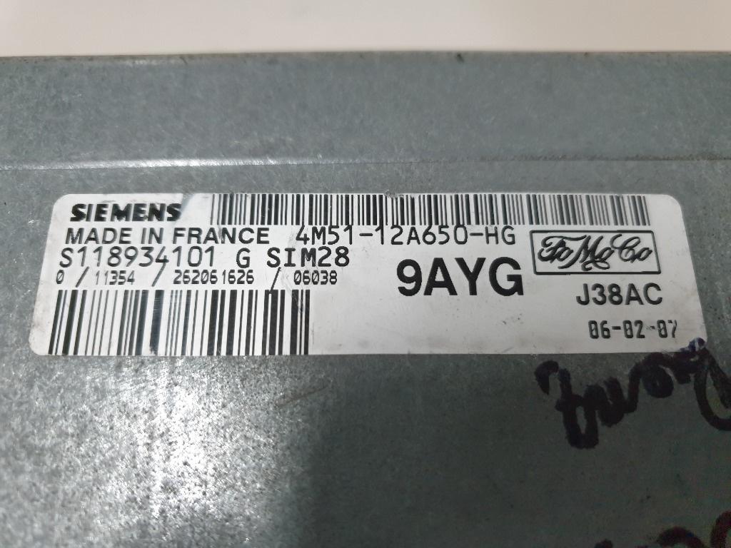Calculator motor FORD FOCUS Hatchback  DAW, DBW 1998 - 2007 1.6 1.6 SIEMENS S118325001 S118934101G