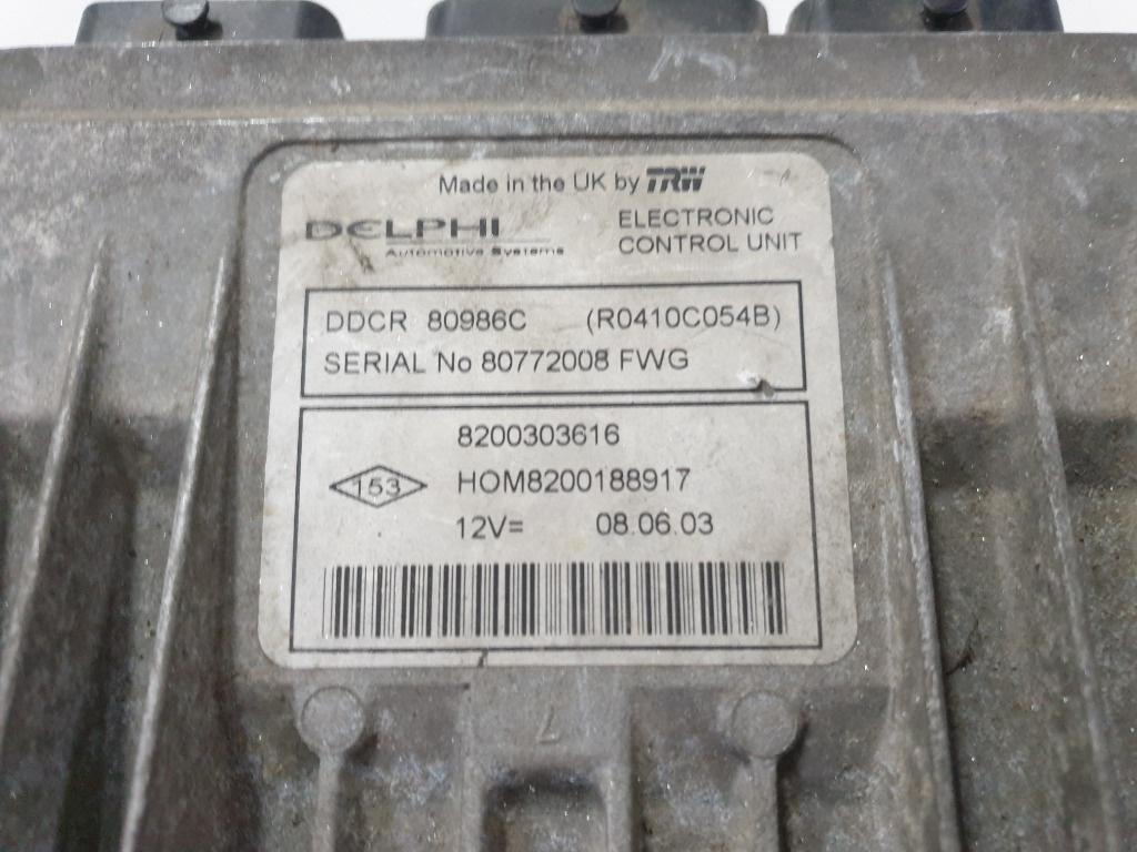 Calculator motor  RENAULT CLIO I B/C57_, 5/357_ 1990 - 1998 Delphi DDCR80986C  8200303616