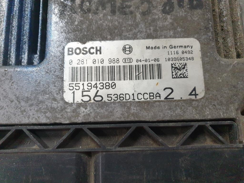 Calculator motor ALFA ROMEO 145 930_ 1994 - 2001 2.0 16V Quadrifoglio AR 32301 BOSCH 0281010988   55194380