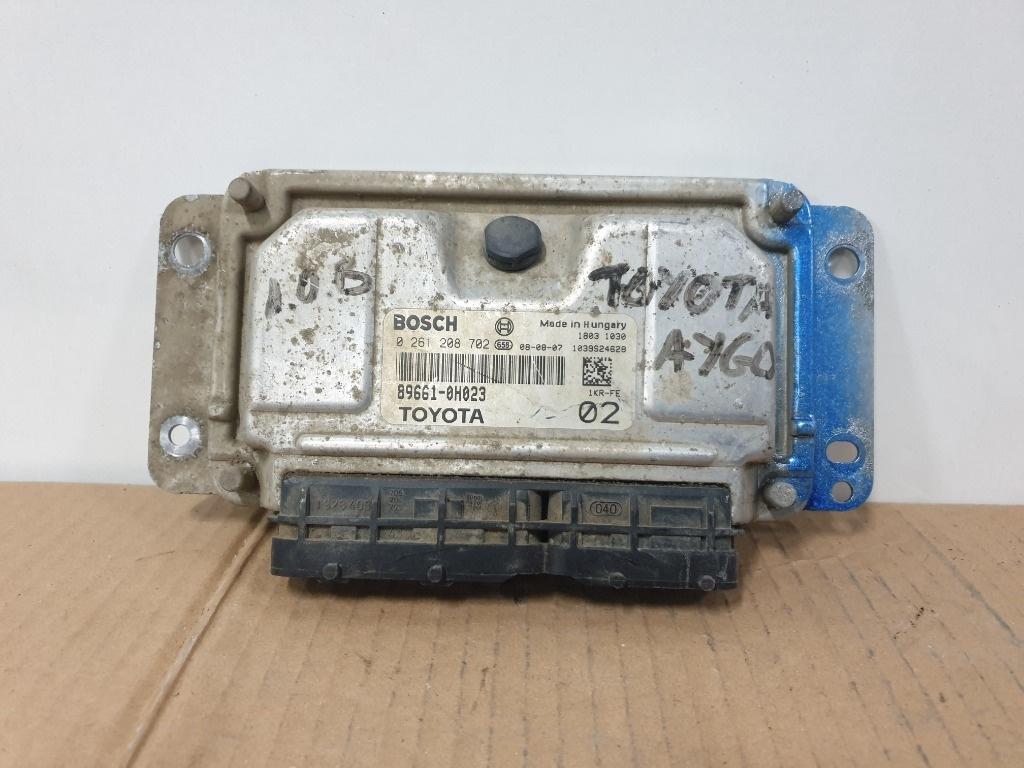 Calculator motor  TOYOTA AYGO _B1_ 2005 - > 1.0 1.0 1KR-FE BOSCH 0261208702  89661-0H023