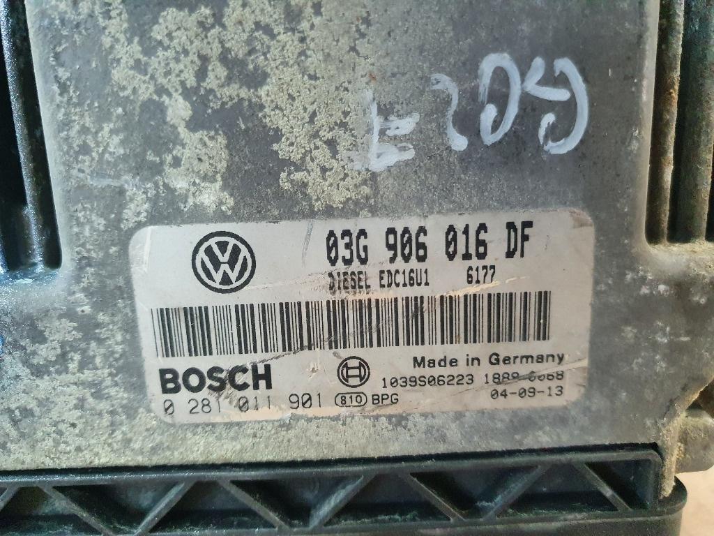 Calculator ECU motor VOLKSWAGEN GOLF V 1K1 2003 - 2009 1.9 TDI BKC, BLS, BXE BOSCH  0281011901 03G906016DF