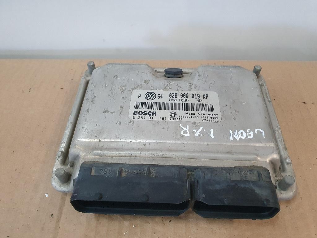 Calculator ECU motor  SEAT LEON 1M1 1999 - 2006 1.9 TDI AXR BOSCH 0281011191 038906019KP