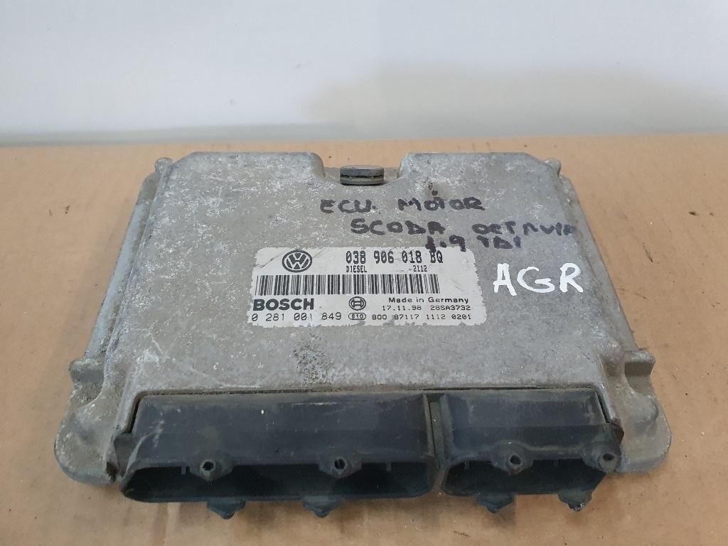 Calculator ECU motor  SKODA OCTAVIA Combi 1U5 1998 - 2010, Sedan 1.9 TDI AGR, ALH BOSCH  0281001849  038906018BQ