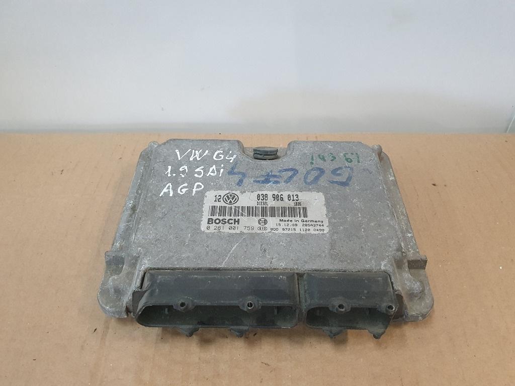 Calculator ECU motor  VOLKSWAGEN GOLF IV 1J1 1997 - 2007 1.9 SDI AGP, AQM 038906013   0281001759
