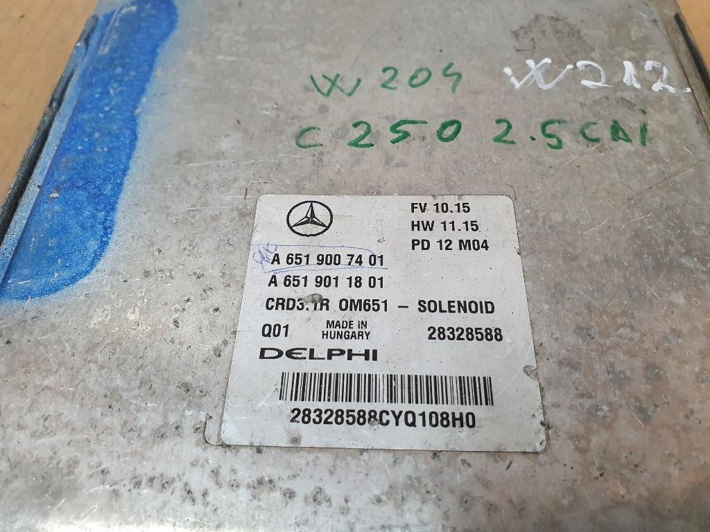 Calculator ECU motor MERCEDES-BENZ C-CLASS W204 2007 - 2014 Delphi 28328588 A6519007401  A6519011801