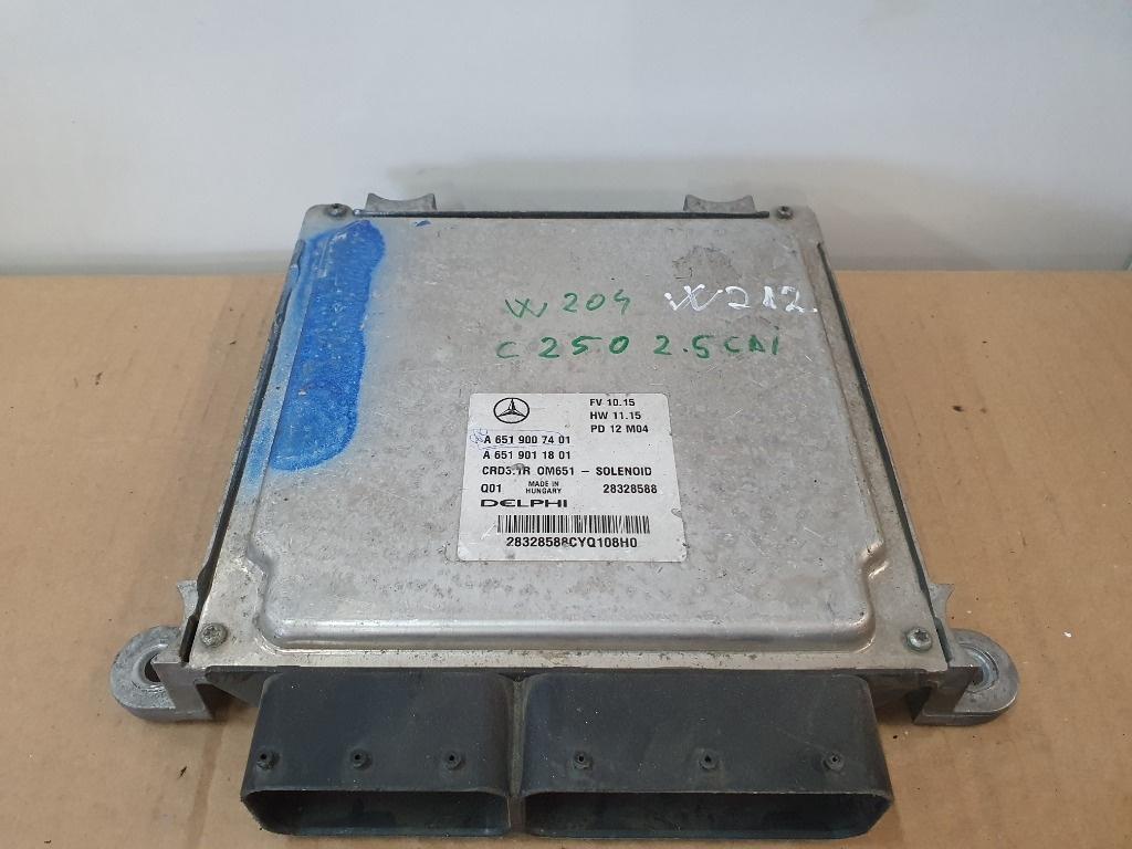 Calculator ECU motor MERCEDES-BENZ C-CLASS W204 2007 - 2014 Delphi 28328588 A6519007401  A6519011801