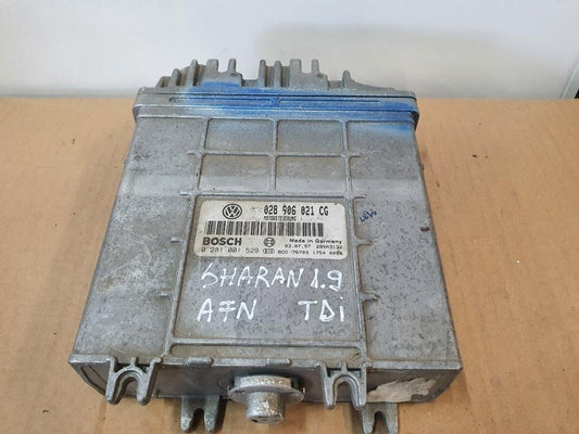 Calculator ECU motor VOLKSWAGEN SHARAN 7M8, 7M9, 7M6 1995 - 2010 1.9 TDI BTB BOSCH 0281001529  028906021CG