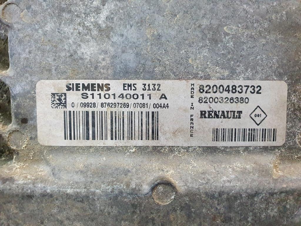 Calculator ECU motor DACIA LOGAN LS_ 2004 - > 1.4 MPI LPG K7J 710, K7J 714 SIEMENS S110140011A 8200483732