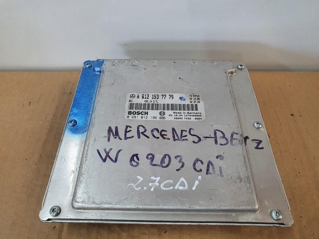 Calculator ECU motor  MERCEDES-BENZ C-CLASS II W203  2000 - 2007 2.7 C 270 CDI OM 612.962 A6121537779