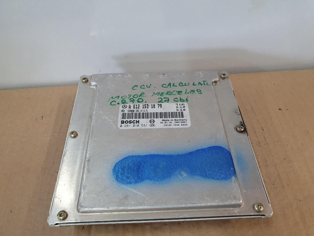 Calculator ECU motor MERCEDES-BENZ C-CLASS II W203  2000 - 2007 BOSCH 0281012196 A6121537779