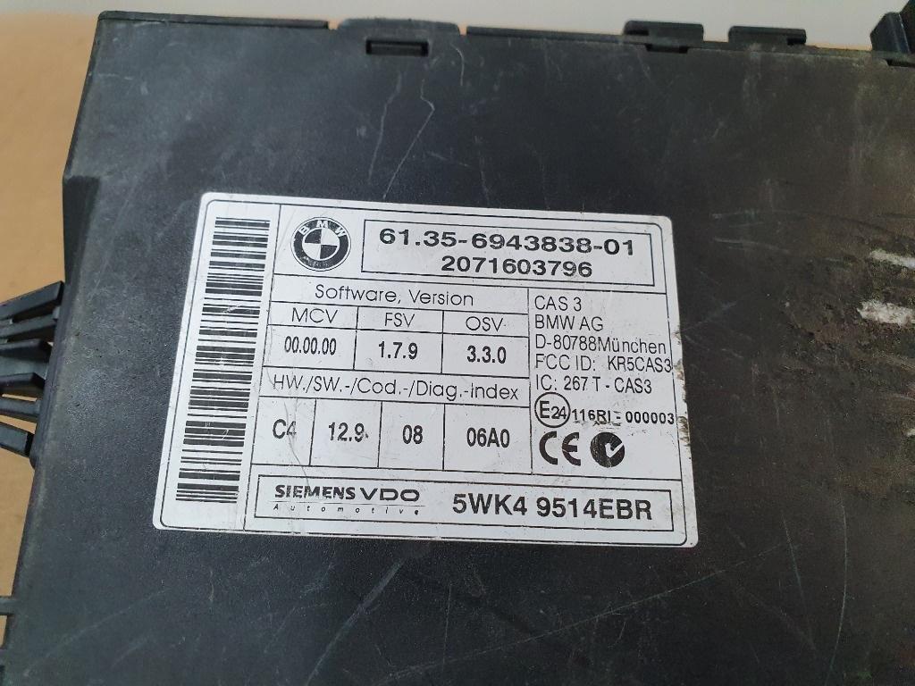 Modul unitate control BMW X5 II E70 2006 - 2013 SIEMENS 5WK49514EBR