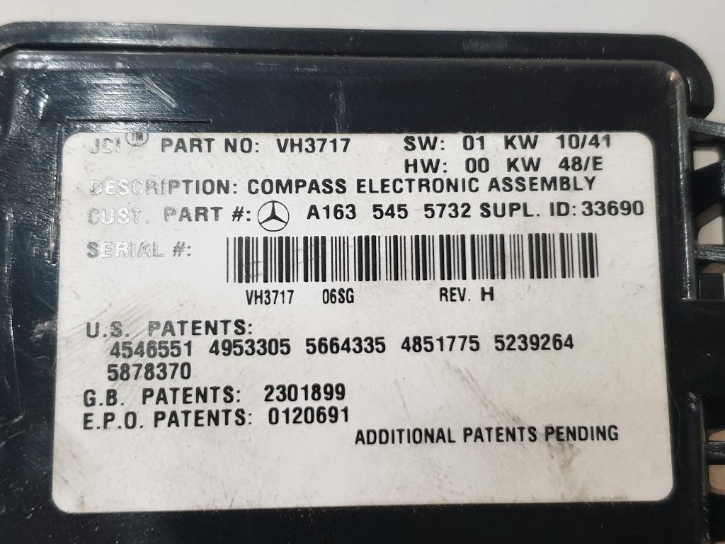 Modul Control  MERCEDES-BENZ M-CLASS W163 1998 - 2005 2.7 ML 270 CDI OM 612.963  A1635455732