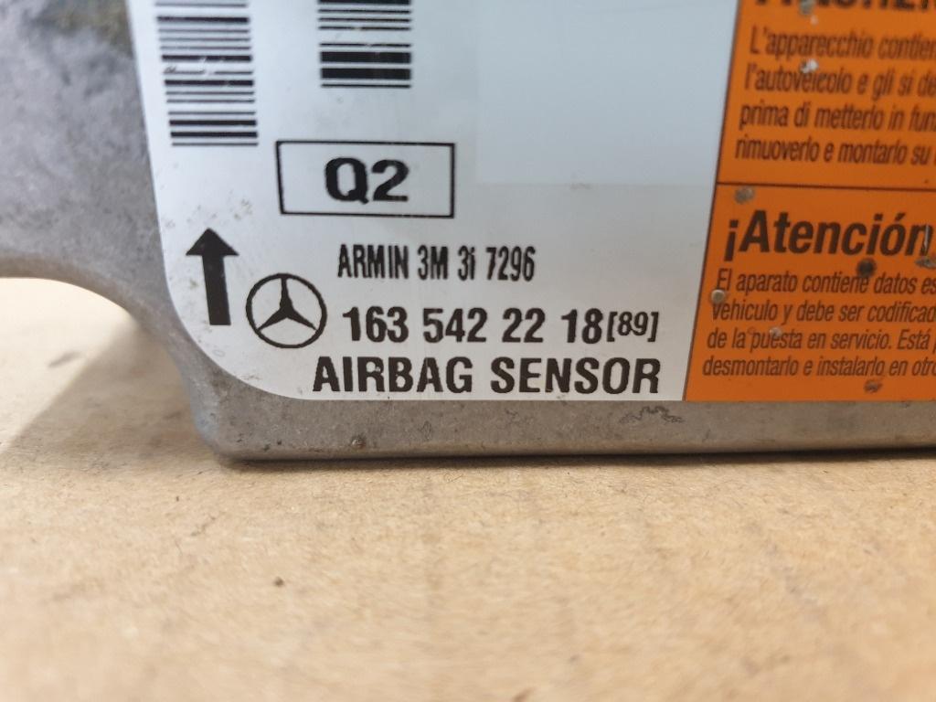 Calculator airbag MERCEDES-BENZ M-CLASS W163 1998 - 2005 2.7 ML 270 CDI OM 612.963  163542221889