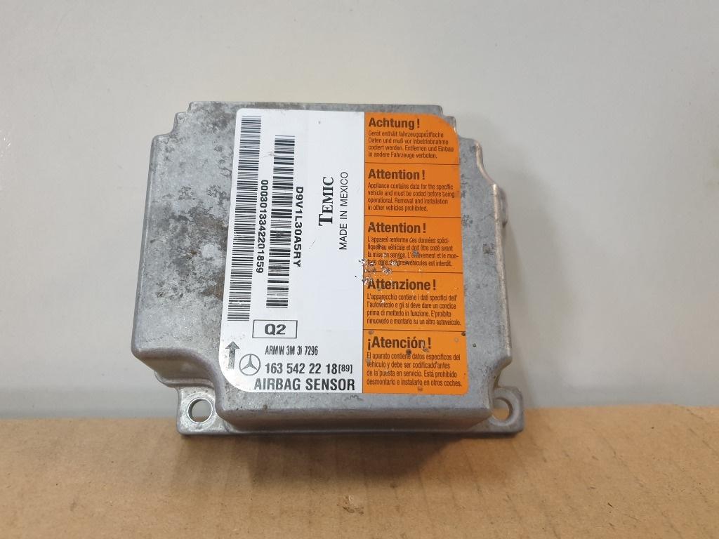 Calculator airbag MERCEDES-BENZ M-CLASS W163 1998 - 2005 2.7 ML 270 CDI OM 612.963  163542221889