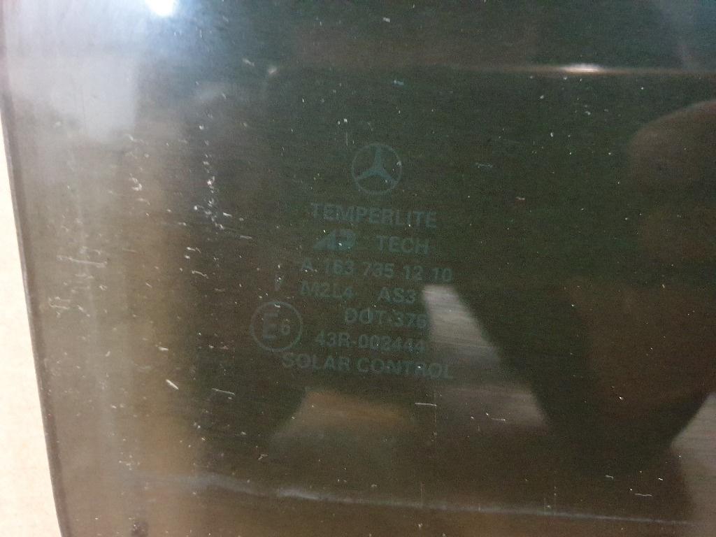 Geam usa dreapta spate  MERCEDES-BENZ M-CLASS W163 1998 - 2005 2.7 ML 270 CDI OM 612.963 A1637351210
