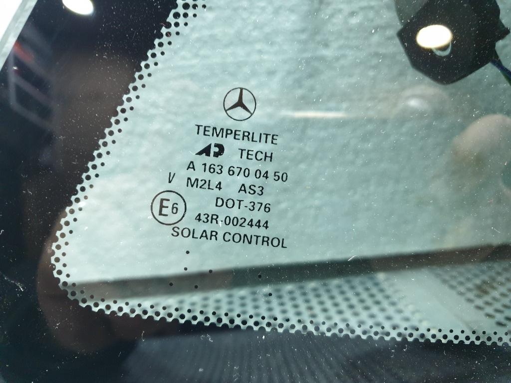 Geam fix dreapta spate MERCEDES-BENZ M-CLASS W163 1998 - 2005 2.7 ML 270 CDI OM 612.963 A1636700450