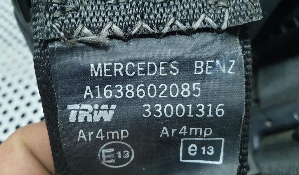 Centura siguranta dreapta fata  MERCEDES-BENZ M-CLASS W163 1998 - 2005 2.7 ML 270 CDI OM 612.963 A1638602085