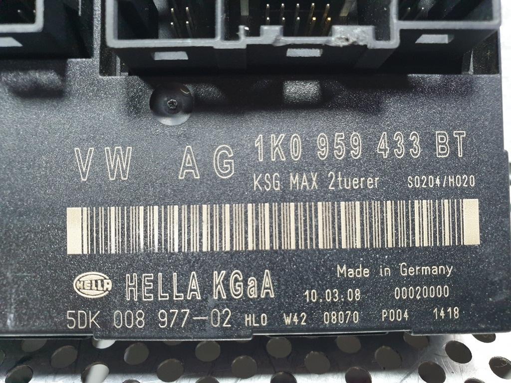 Calculator confort  SKODA OCTAVIA 1Z3 2004 - 2013 1.9 TDI BJB, BKC, BLS, BXE 1K0959433BT