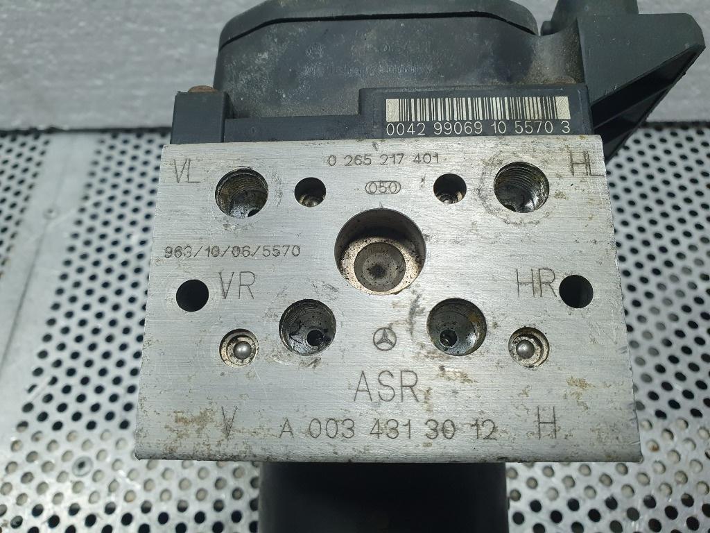 Modul unitate de control ABS MERCEDES-BENZ E-CLASS II W210 1995 - 20032.7 E 270 CDI OM 612.961 BOSCH 0265217401 A0034313012