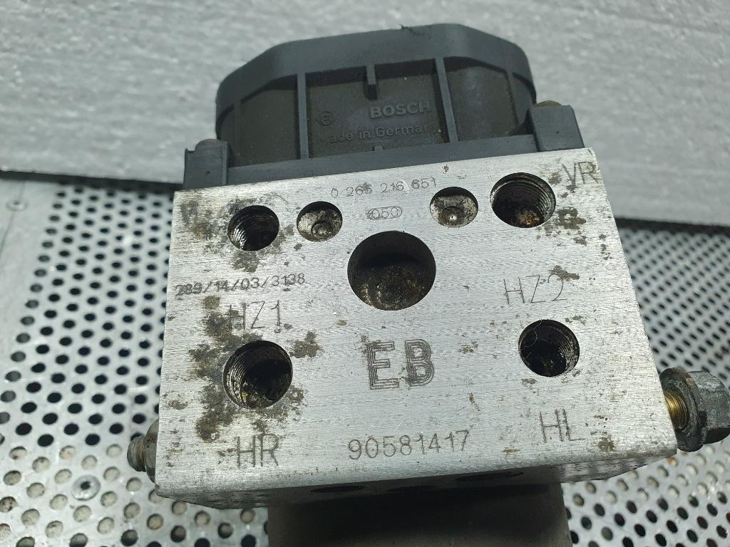 Modul unitate de control ABS OPEL ASTRA G Hatchback F48_, F08_, T98 1998 - 20091.6 16V X 16 XEL, Z 16 XE, C 16 SEL BOSCH 0265216651 90581417