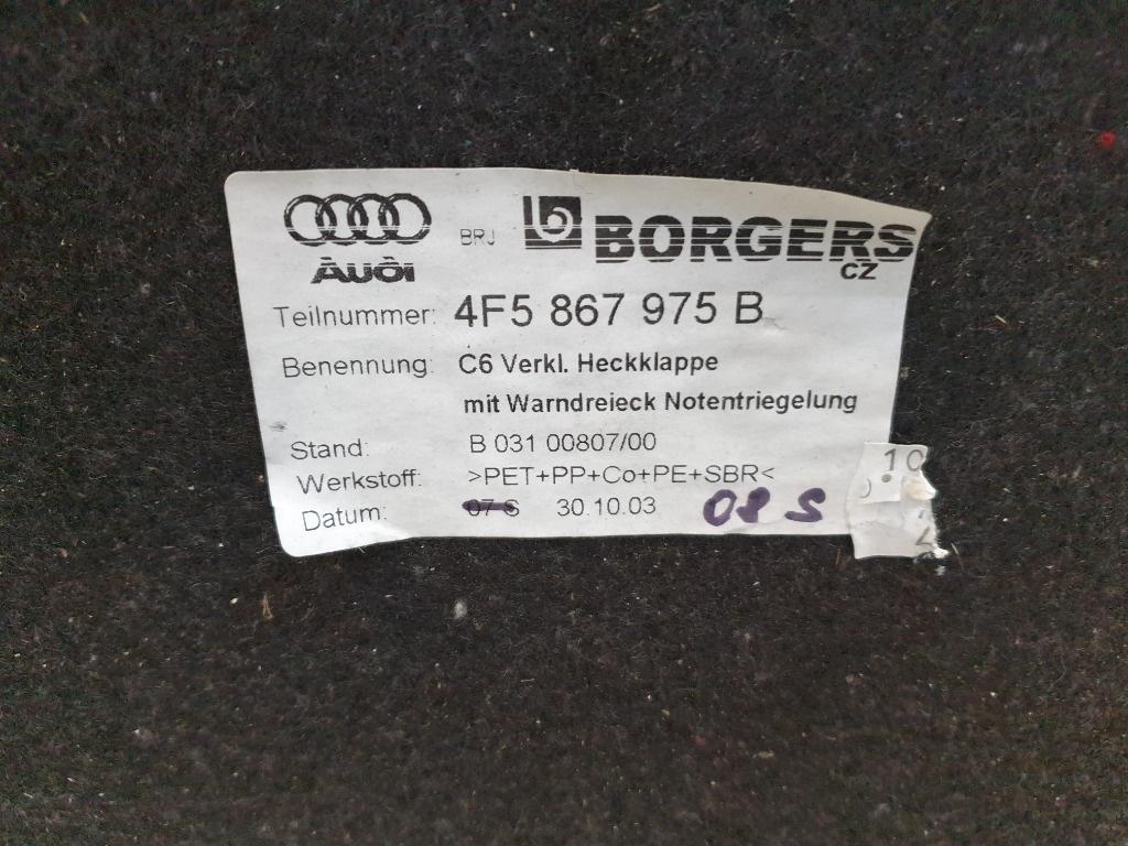 Capac capota portbagaj AUDI A6/S6 III Saloon 4F2, C6 2004 - 2011 3.0 TDI quattro BMK  4F5867975B
