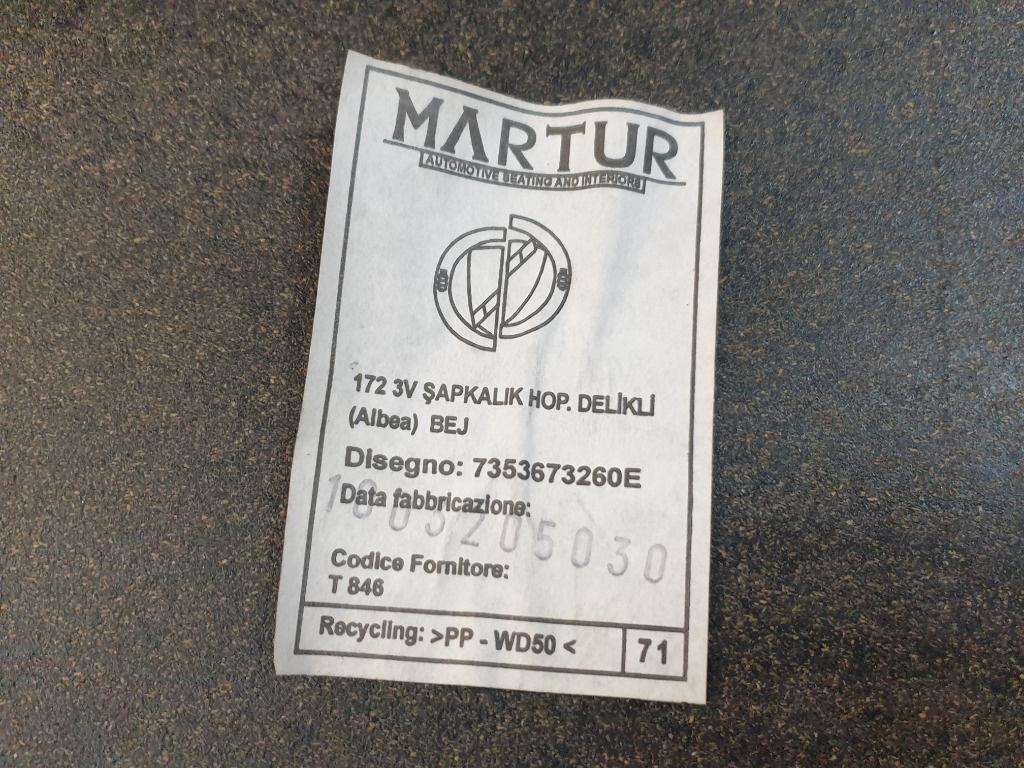 Polita portbagaj cu boxe FIAT Albea [ 2002 - 2012 ] 7353673260E