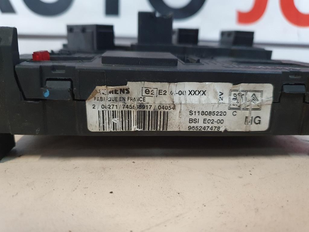 Panou sigurante PEUGEOT 206 Hatchback 2A/C 1998 - > Flex BSI E02-00 S118085220 C / 9657999780