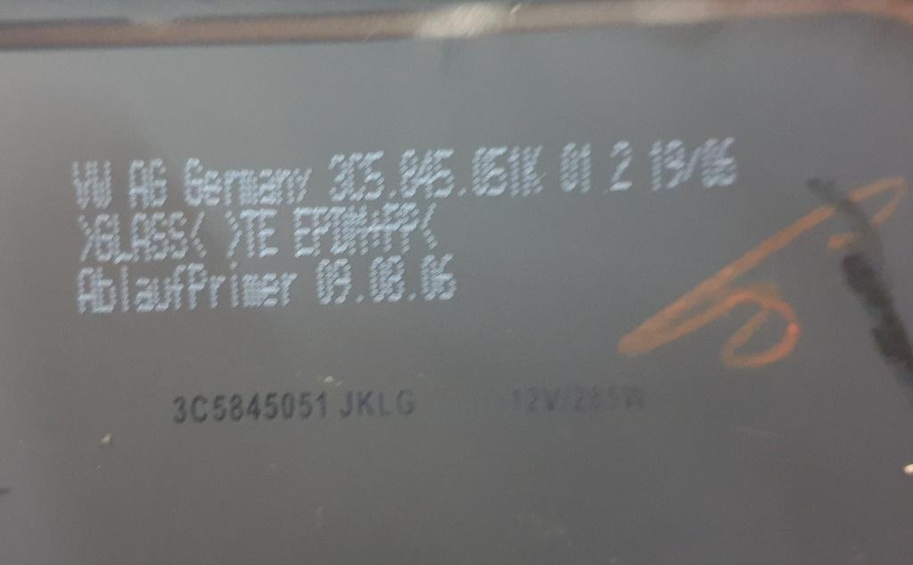 Geam luneta spate VOLKSWAGEN PASSAT 3C2 2005 - 20101.9 TDI BKC, BLS, BXE 3C5845051K  43R-00048