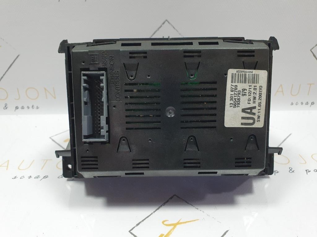 Display  OPEL ZAFIRA B A05 2005 - 2015 1.7 CDTI A 17 DTJ, Z 17 DTJ 13301077