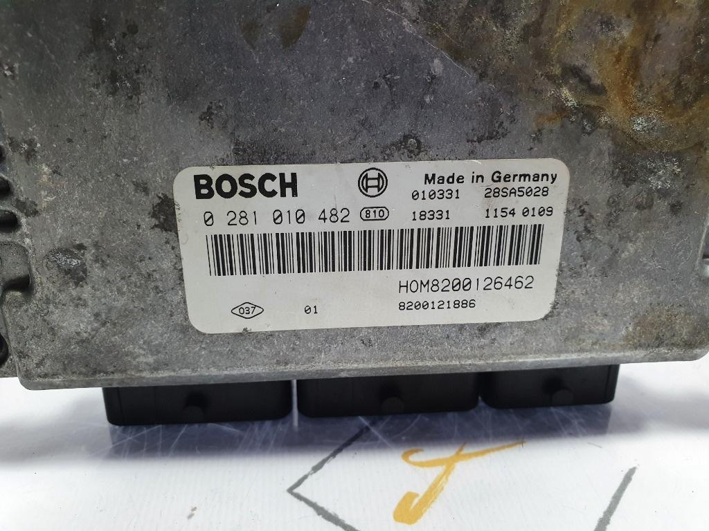 Calculator ECU motor RENAULT LAGUNA II BG0/1_ 2001 - 2007 1.9 dCi F9Q 718, F9Q 754 8200121886   0281010482