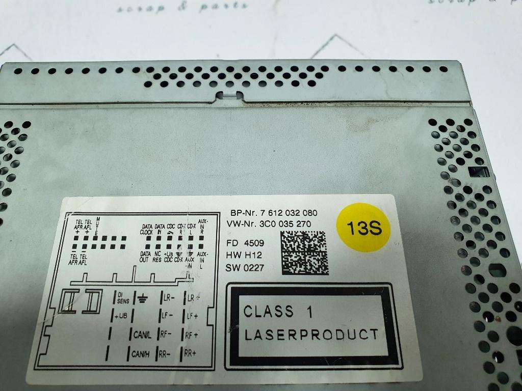 Navigatie RNS 310  VOLKSWAGEN GOLF V Variant 1K5 2007 - 2009 1.9 TDI 4motion BLS  3C0035270
