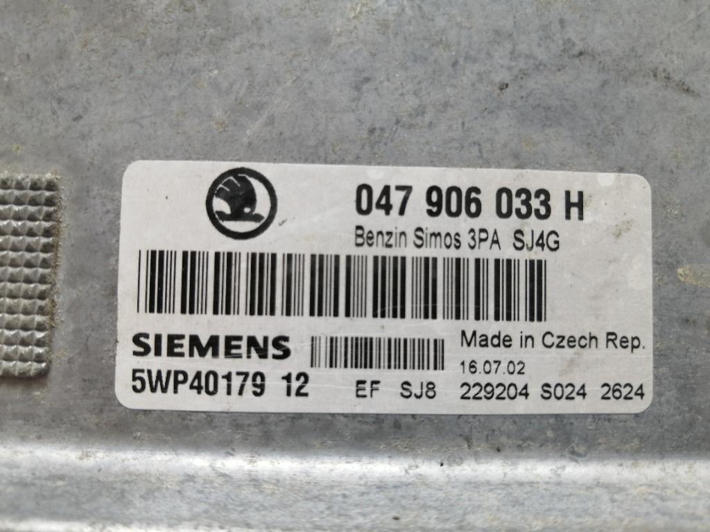 Calculator ECU motor SKODA FABIA Saloon 6Y3 1999 - 2007 1.4 1.4 AME, AQW, ATZ  047906033H