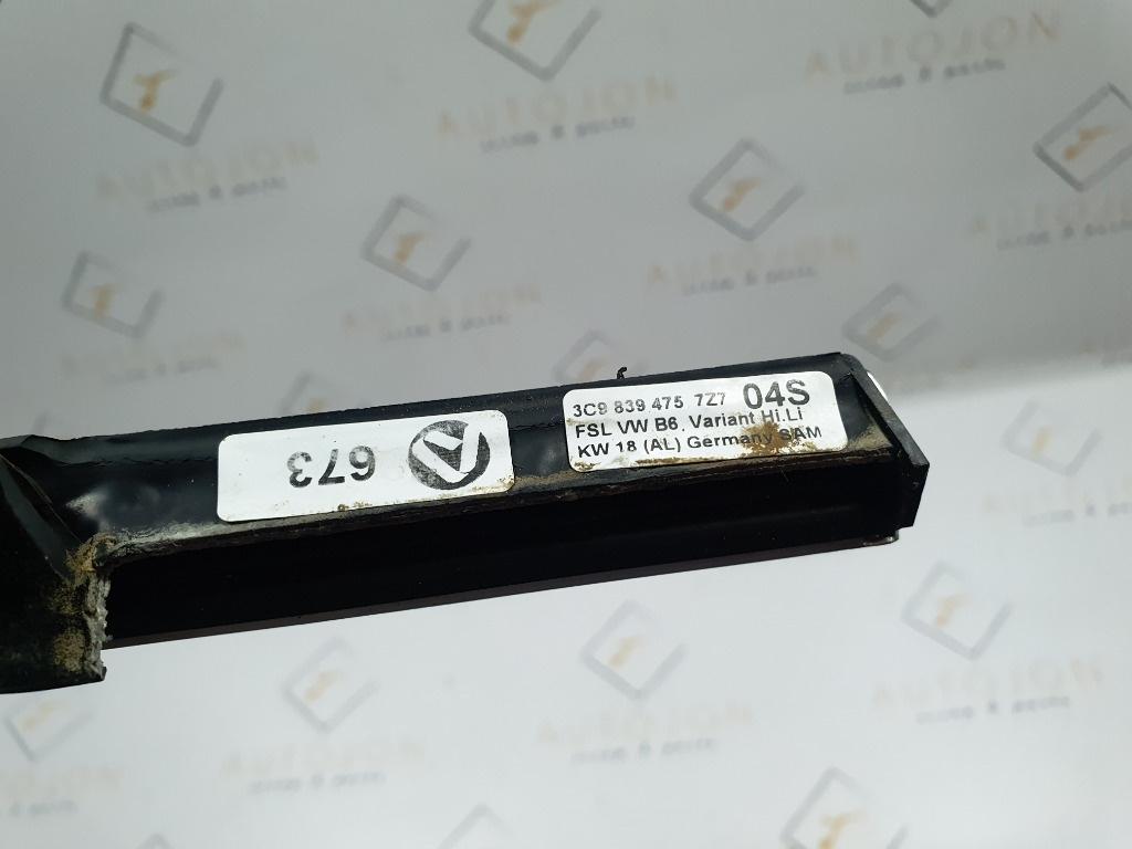 Perie crom geam stanga VOLKSWAGEN PASSAT Variant 3C5 2005 - 2011 2.0 TDI BMR, CBBB      3C9839475