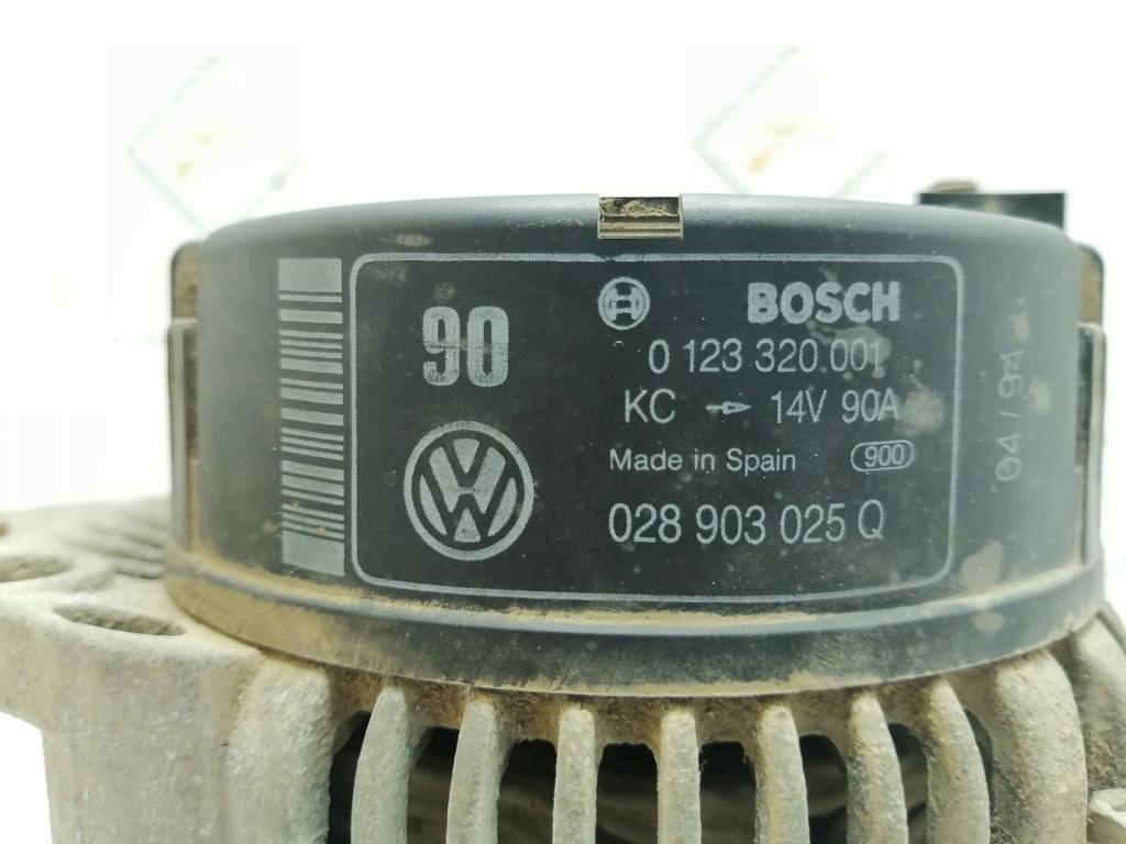 Alternator 90A  VOLKSWAGEN GOLF III 1H1 1991 - 1998, Hatchback 1.8 1.8 AAM BOSCH  0 123 320 001         028903025Q