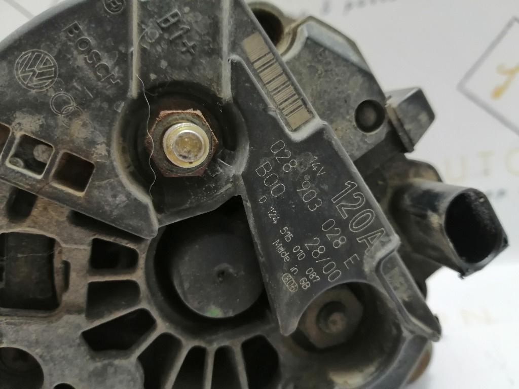 Alternator SKODA FABIA Combi 6Y5 2000 - 2007 TDI ATD, AXR BOSCH 0 124 515 010 028903028E