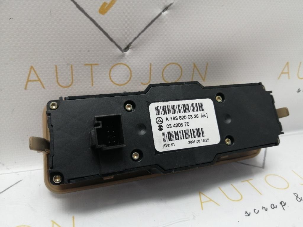 Comanda geamuri spate MERCEDES-BENZ M-CLASS W163 1998 - 2005 2.7 ML 270 CDI OM 612.963  A1638200326