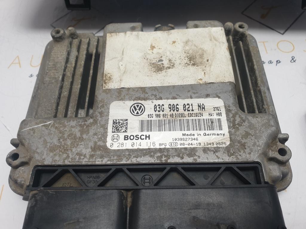 Kit  pornire VOLKSWAGEN GOLF V Variant 1K5 2007 - 20091.9 TDI 4motion BLS BOSCH 0281014116 EDC16U34 03G906021NA   1K0920864B