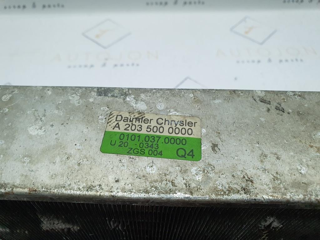 Radiator intercooler MERCEDES-BENZ C-CLASS II W203  2000 - 20072.0 C 180 M 111.951 A2035000000