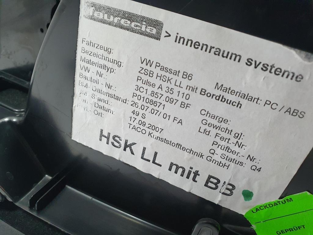 Torpedou VOLKSWAGEN PASSAT Variant 3C5 2005 - 2011 TDI BMP 3C1857097BF / 3C1 857 097 BF
