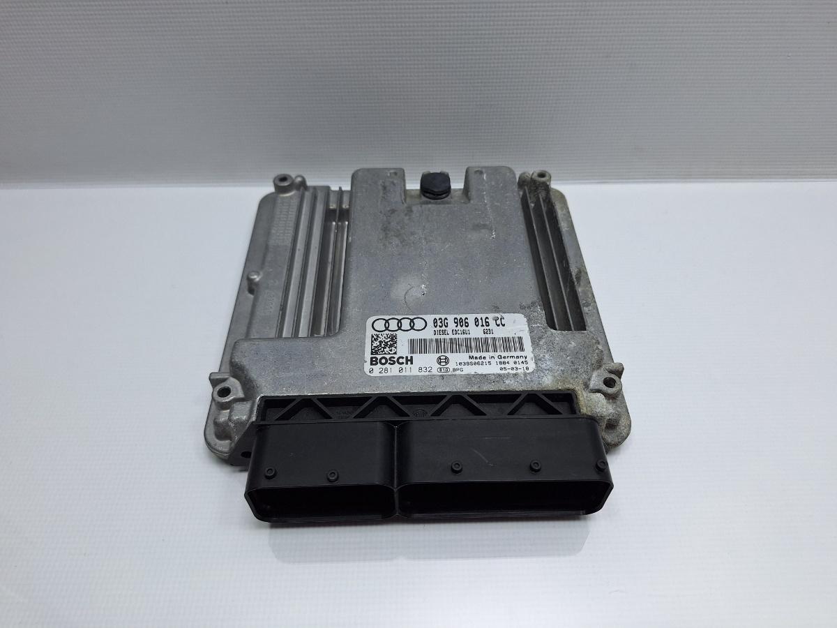 Calculator ECU motor AUDI A3 II Sportback 8PA 2004 - 2015 TDI BKC, BLS, BXE BOSCH 0281011832 03G906016CC , DIESEL EDC16U1