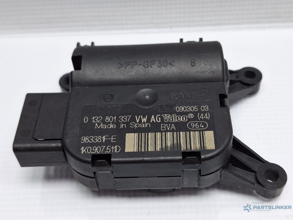 Actuator/motoraș clapetă aer AC AUDI A3 II Sportback 8PA 2004 - 2015 TDI BKC, BLS, BXE 1K0907511D