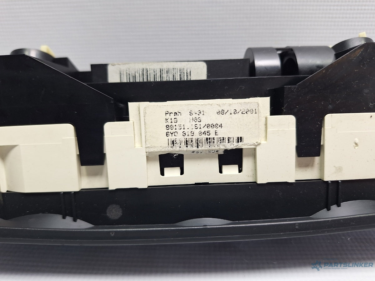 Panou comanda clima SKODA FABIA Saloon 6Y3 1999 - 2007 SDI ASY 6Y0819045E