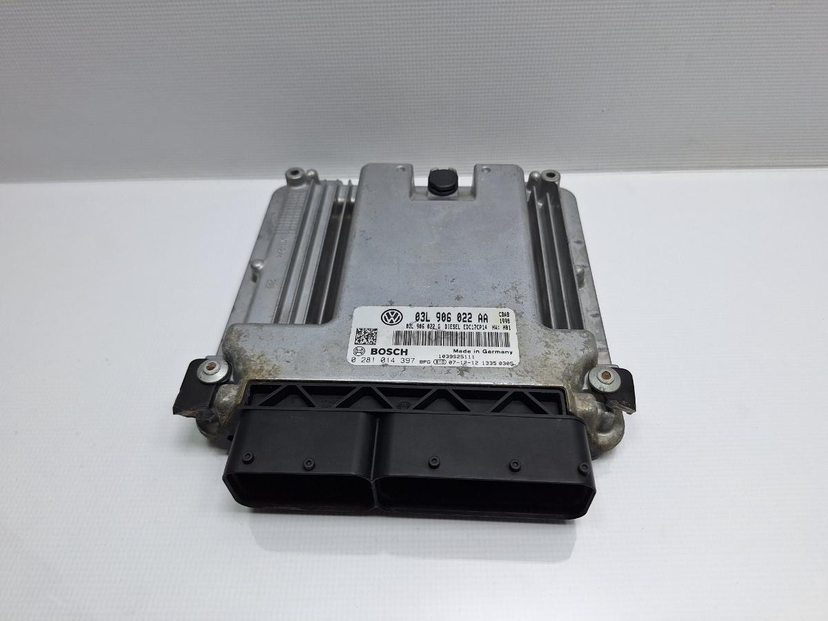Calculator ECU motor VOLKSWAGEN TIGUAN 5N_ 2007 - > TDI 4motion CBAB, CFFB, CLJA BOSCH 0281014397 03L906022A , 03L906022G