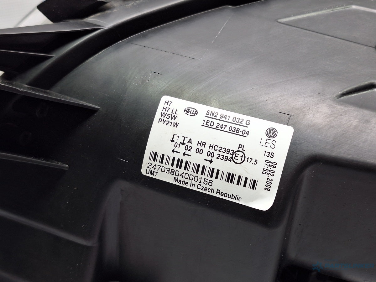 Far halogen  dreapta VOLKSWAGEN TIGUAN 5N_ 2007 - > 5N2941032G volan dreapta