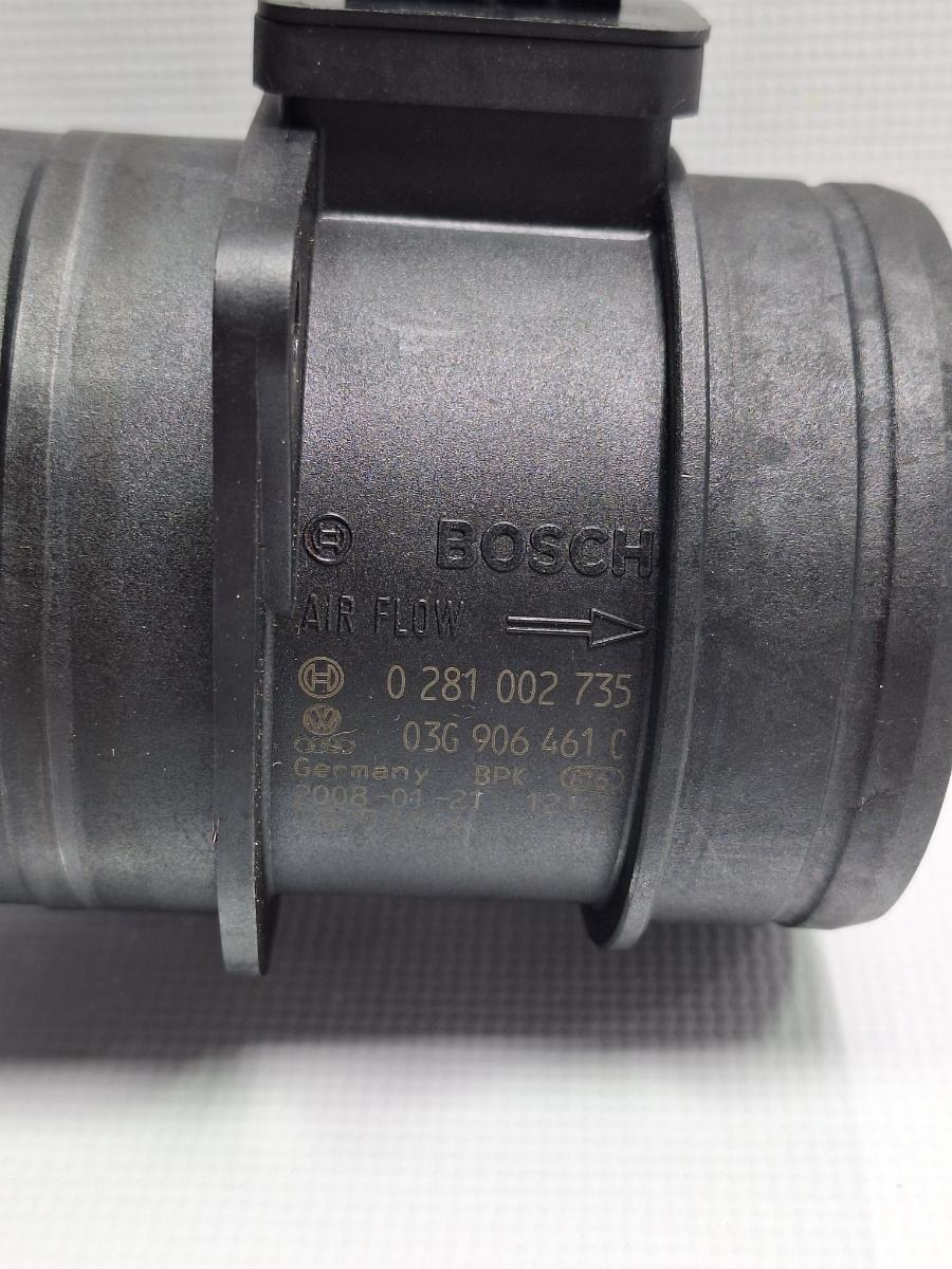 Debitmetru aer VOLKSWAGEN TIGUAN 5N_ 2007 - > TDI 4motion CBAB, CFFB, CLJA BOSCH 0281002735 03G906461C