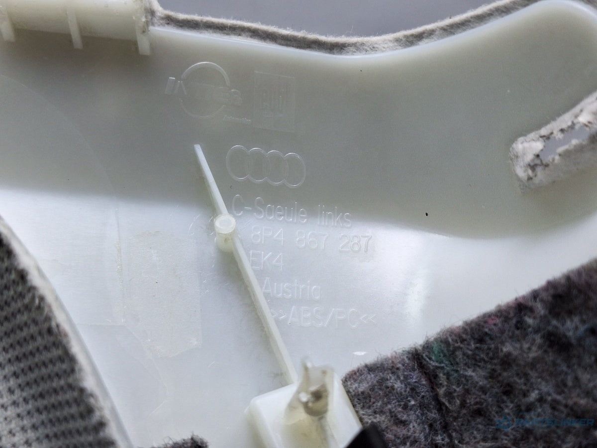 Ornament stalp portbagaj stanga AUDI A3 II Sportback 8PA 2004 - 2015 TDI 16V BKD, CBAB, CFFB, CLJA 8P4867287